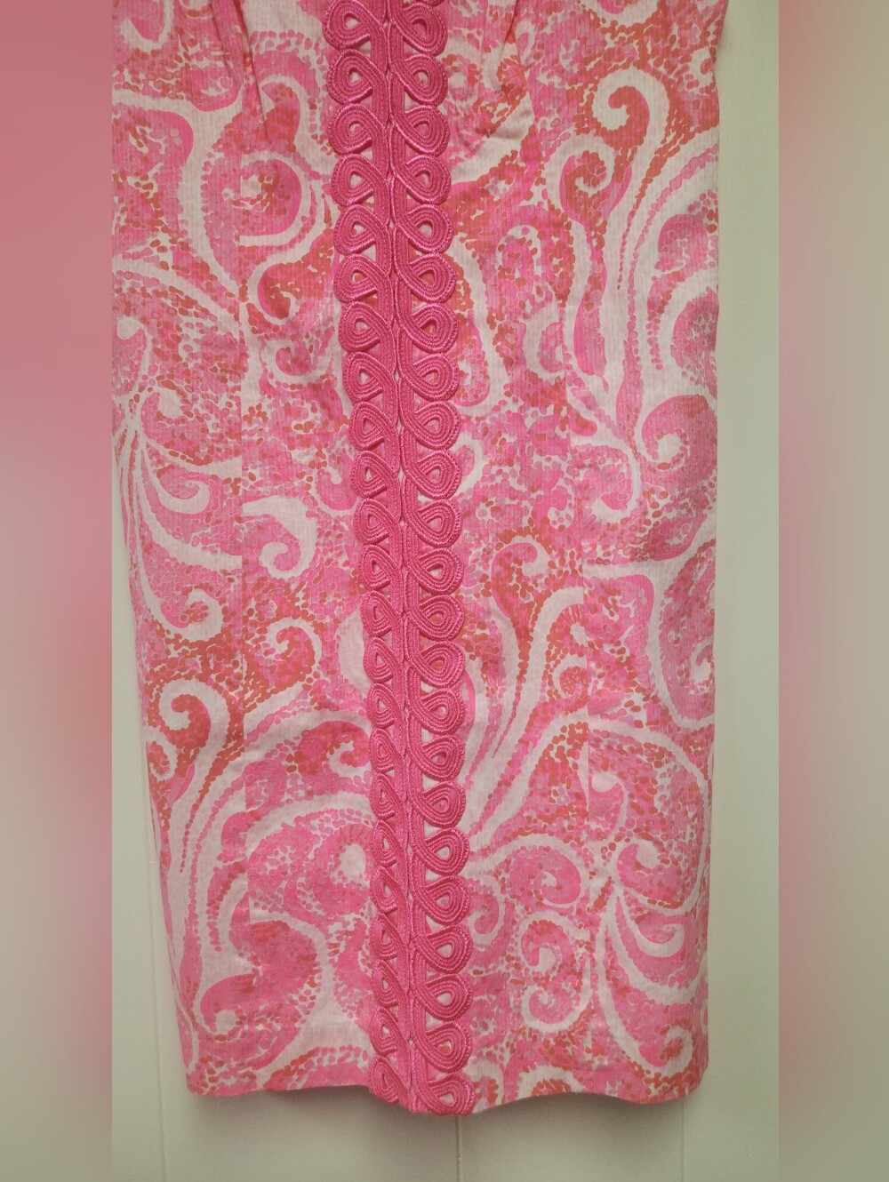 Lilly Pulitzer Ryder Pink Pout Print Women's Dress Size 2 NWOT - Picture 4 of 6